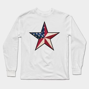 American Patriot Barn Star Long Sleeve T-Shirt